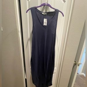 Maxi cotton navy dress!